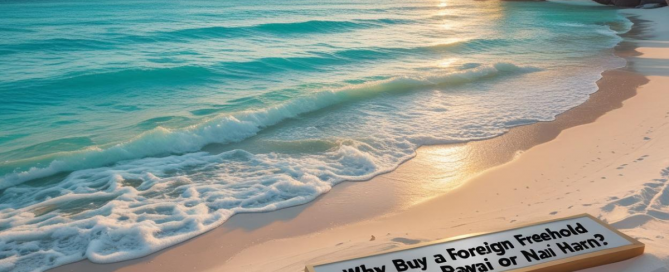 Why buy a foreign freehold condo in Rawai or Nai Harn – scenic coastal view highlighting modern condominium buildings popular with international buyers in Phuket.