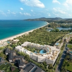 1-2 bedroom condos for sale on Bang Tao Beachfront in Laguna, Phuket - aerial view