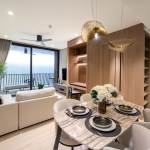 1-2 bedroom condos in a waterside community in Laguna Phuket - living area and terrace