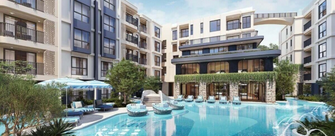1-2 bedroom seaside condo 200m from Rawai Beach, Phuket - lagoon pool