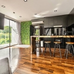 1 bedroom foreign freehold condo near Nai Harn Beach, Phuket - bar table and kitchen