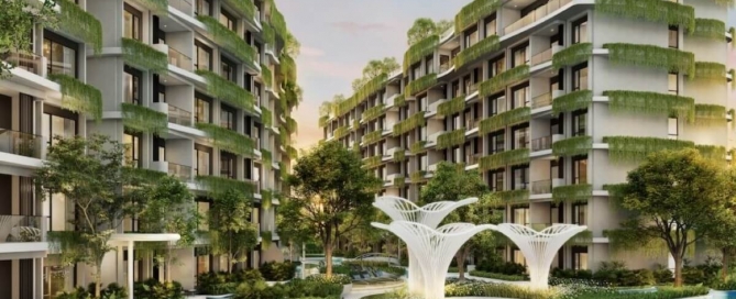 1-bedroom resort style condos 800m Bangtao Beach Phuket - lagoon style swimming pool