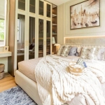 2-3 bedroom luxury condos near Surin Beach, Phuket - bedroom from show unit