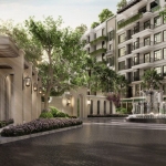2-4 bedroom mediterranean style penthouses for sale near Kata Beach, Phuket - main entrance