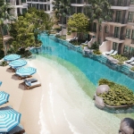2-bedroom pet friendly condos for sale near Kata Beach, Phuket - exterior and beach pool