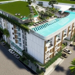 3-bedroom condos and duplexes with pools near Kamala Beach, Phuket - roofdeck infinity pool