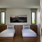 3 bedroom modern-oriental pool villa near Boat Avenue, Phuket - twin bedroom