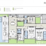 4-bedroom luxury lakefront pool villas in Laguna, Phuket - floor plan and layout