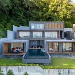 5-Bedroom Sea View Hilltop Pool Villa in Chalong, Phuket by Owner – exterior view