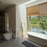 5-bedroom lakefront luxury pool villa Baan Manik, Phuket - bathroom with bathtub