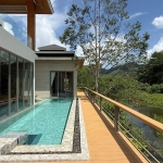 5-bedroom lakefront luxury pool villa Baan Manik, Phuket - 10*3.5 metre pool with terrace