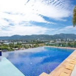 7-storey apartment complex with rooftop pool in Chalong, Phuket – panoramic view from pool