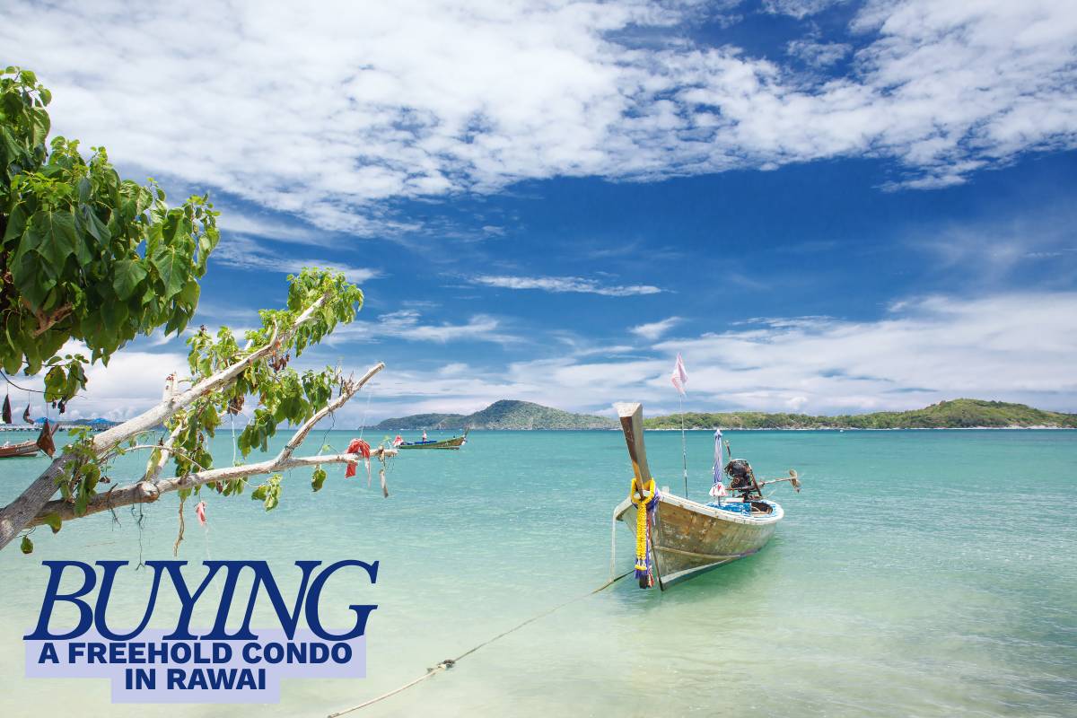 Modern freehold condominium in Rawai, Phuket — spacious living with full ownership rights, set near the beach and local amenities.