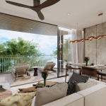 1-2 bedroom golf course view condos in Laguna, Phuket living and dining room PSC-LAG-1505