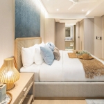 2–3 bedroom lakeside condos 5-minute walk to Bang Tao Beach, Laguna, Phuket bedroom with ensuite bathroom PSC-LAG-1503