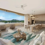 2–3 bedroom lakeside condos 5-minute walk to Bang Tao Beach, Laguna, Phuket three bedroom layout PSC-LAG-1503