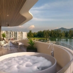 2–3 bedroom lakeside condos 5-minute walk to Bang Tao Beach, Laguna, Phuket terrace with jacuzzi PSC-LAG-1503