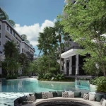 2-3 bedroom condos across Boat Avenue & Porto de Phuket - exterior view