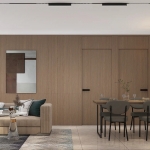 2-3 bedroom condos near Robinson Lifestyle, Chalong, Phuket couch and dining table PSC-CHA-1493
