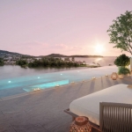 2-3 bedroom penthouse pool condos 250m from Bang Tao Beach, Laguna Phuket sunset view from terrace PSC-LAG-1504