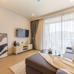 2-3 bedroom resort condos for sale in the Laguna area near Bang Tao Beach, Phuket living room and TV PSC-BAN-1507