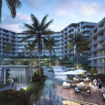 2-3 bedroom sea view condos near Layan Beach, Phuket pool and lounging areas PSC-LAY-1501