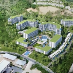 2-3 bedroom sea view condos near Layan Beach, Phuket aerial view from sea PSC-LAY-1501