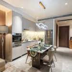 2-3 bedroom sea view condos near Layan Beach, Phuket dining and kitchen area PSC-LAY-1501