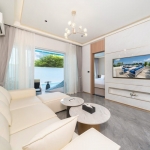 2-bedroom condos with private pools near Chalong Bay and ISP in Rawai Phuket living room pool access PSC-RAW-1492