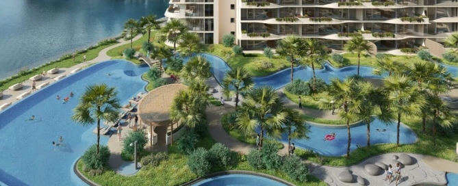 2–3 bedroom lakeside condos 5-minute walk to Bang Tao Beach, Laguna, Phuket exterior view PSC-LAG-1503