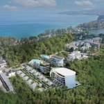 3-4 bedroom penthouse condos for sale 400 metre walk to Bang Tao Beach, Phuket aerial view of ocean PSC-BAN-1502