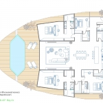 3-4 bedroom penthouse condos for sale 400 metre walk to Bang Tao Beach, Phuket 556 sqm floorplan PSC-BAN-1502
