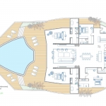 3-4 bedroom penthouse condos for sale 400 metre walk to Bang Tao Beach, Phuket 853 sqm floor plan PSC-BAN-1502