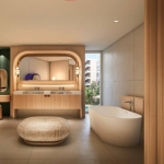 3-bedroom duplex condos with private pools near Boat Avenue & Laguna Phuket bathroom with bathtub PSC-CHE-1496