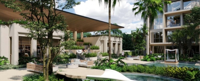 3-bedroom resort condos near Bang Tao Beach, Phuket pool and garden PSC-BAN-1508