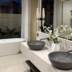 4-bedroom fully furnished family pool villas near Kata Beach, Phuket bathroom and bathtub PSV-KAT-1498