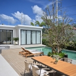 4-bedroom fully furnished family pool villas near Kata Beach, Phuket pool terrace PSV-KAT-1498