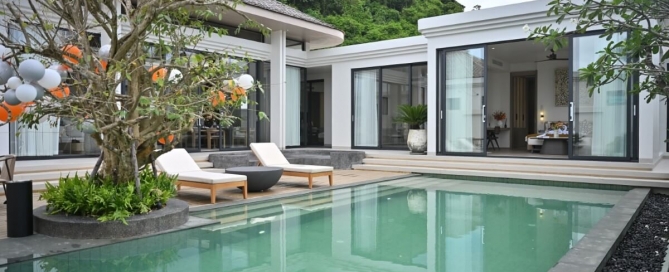 4-bedroom fully furnished family pool villas near Kata Beach, Phuket exterior view PSV-KAT-1498