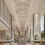 1-bedroom branded condos for sale in a beachfront resort community in Kamala, Phuket lobby PSC-KAM-1510