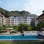 2-3 bedroom branded condos for sale in a beachfront resort community in Kamala, Phuket exterior shot PSC-KAM-1511