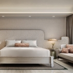 2-3 bedroom branded condos for sale in a beachfront resort community in Kamala, Phuket bedroom with picture window PSC-KAM-1511