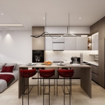 2-3 bedroom condo near Nai Harn Beach, Phuket kitchen and dining area PSC-NAH-1513