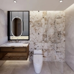 3-bedroom beachside townhouse pool villas for sale on Bang Tao Beach, Laguna Phuket toilet and shower PSV-LAG-1509