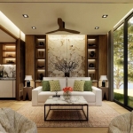 3-bedroom beachside townhouse pool villas for sale on Bang Tao Beach, Laguna Phuket media room PSV-LAG-1509