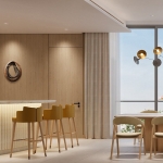 2–4 bedroom seaside penthouse condos 50m to Bang Tao Beach, Phuket kitchen and dining PSC-BAN-1523