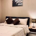 2-bedroom condo across boat avenue in Bang Tao, Phuket bedroom and nightstand PSC-BAN-1525