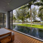 3-bedroom beachfront condo with pool access on Mai Khao Beach, Phuket undercover terrace PSC-MAI-1514