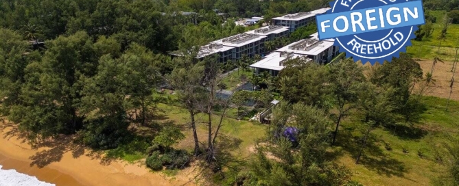3-bedroom beachfront condo with pool access on Mai Khao Beach, Phuket foreign freehold PSC-MAI-1514