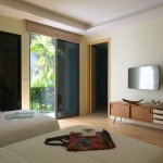 3-bedroom sea view condo with 12-metre private pool near Layan Beach, Phuket bedroom wtih garden view PSC-LAY-1522