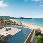 4-bedroom beachfront pool condos and penthouses in Laguna, Phuket aerial view of penthouse terrace PSC-LAG-1505